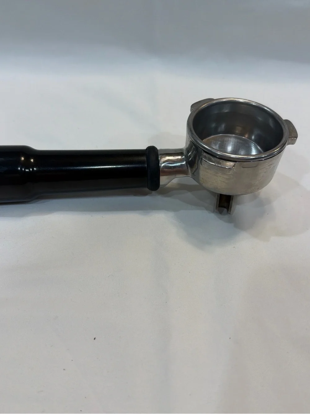Breville Stainless Steel Portafilter with Black Handle